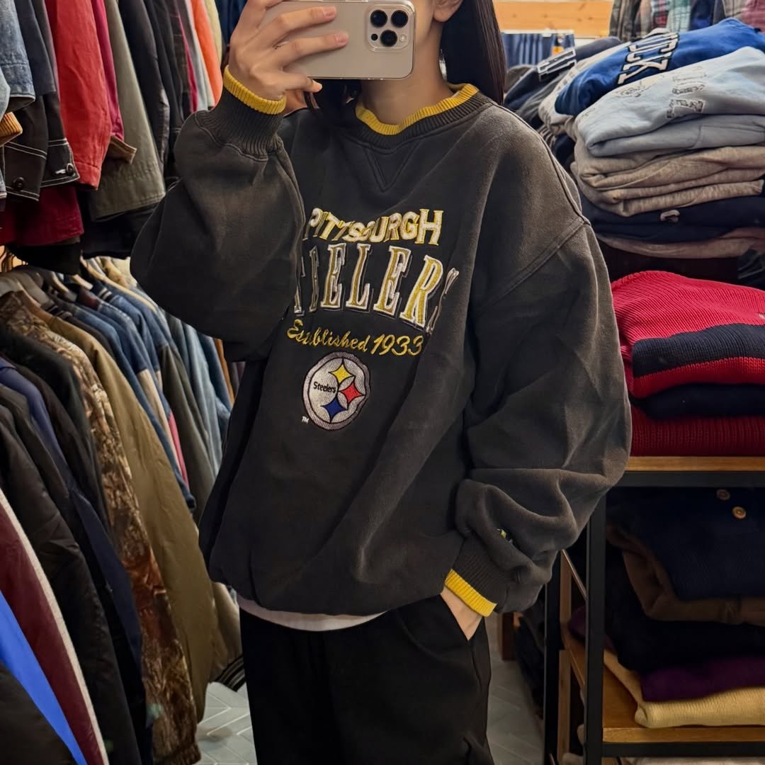 90s NFL リブラインスウェット | CUSTOM FEVER