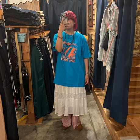 USA製 FRUIT OF THE LOOM 95s 魚Tシャツ