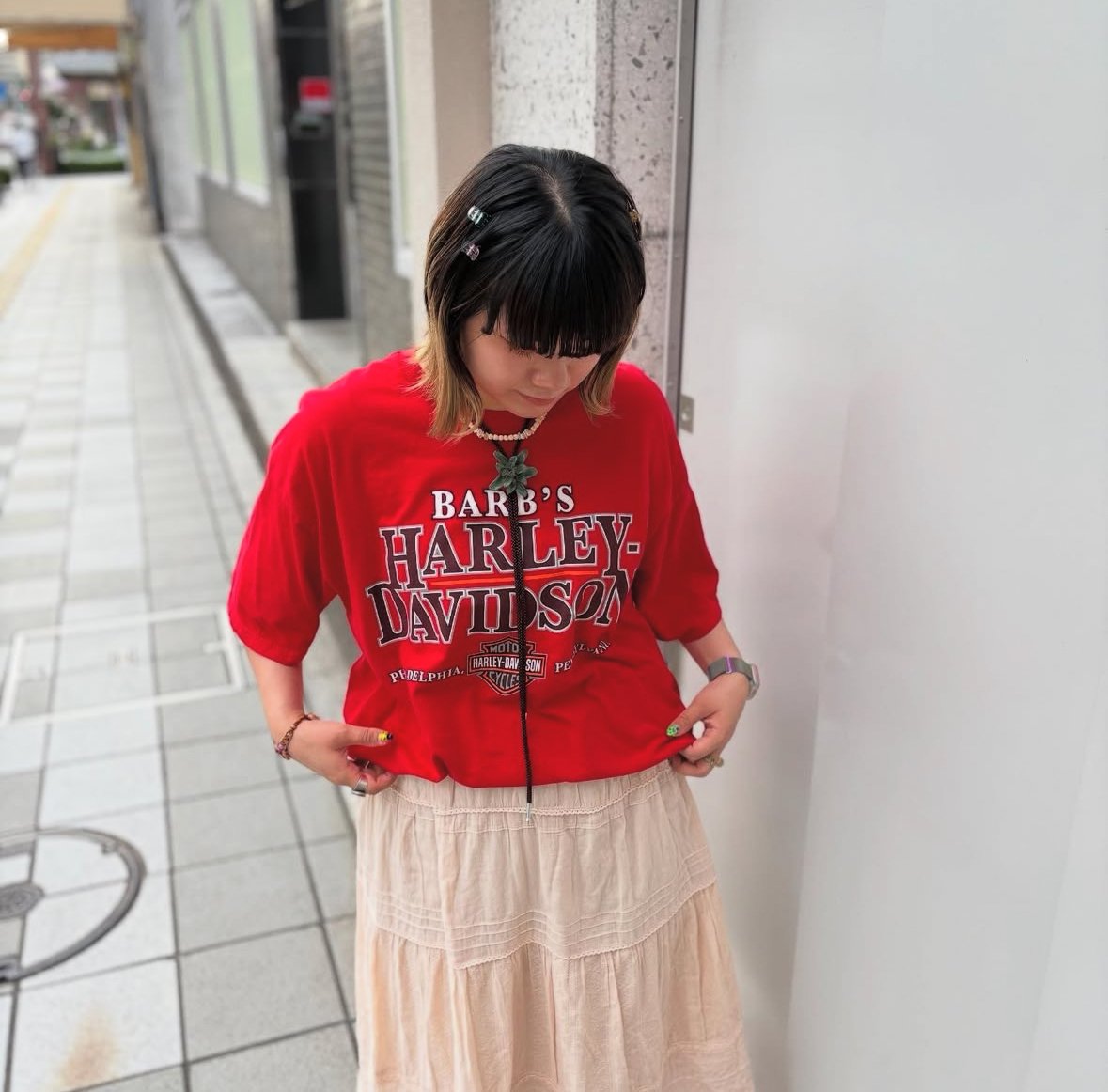HARLEY-DAVIDSON 両面プリントTシャツ | CUSTOM FEVER
