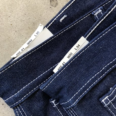 NOS! 未使用 KEY デニムペインターパンツ W30、W42
