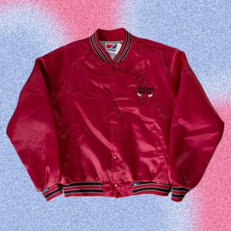 USA製 Chicago Bulls サテンスタジャン