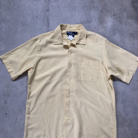 Ralph Lauren 半袖無地シャツ 〝CALDWELL〟M ポニーマーク無し