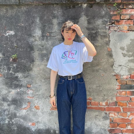 USA製 カジノトランプ刺繍Tシャツ