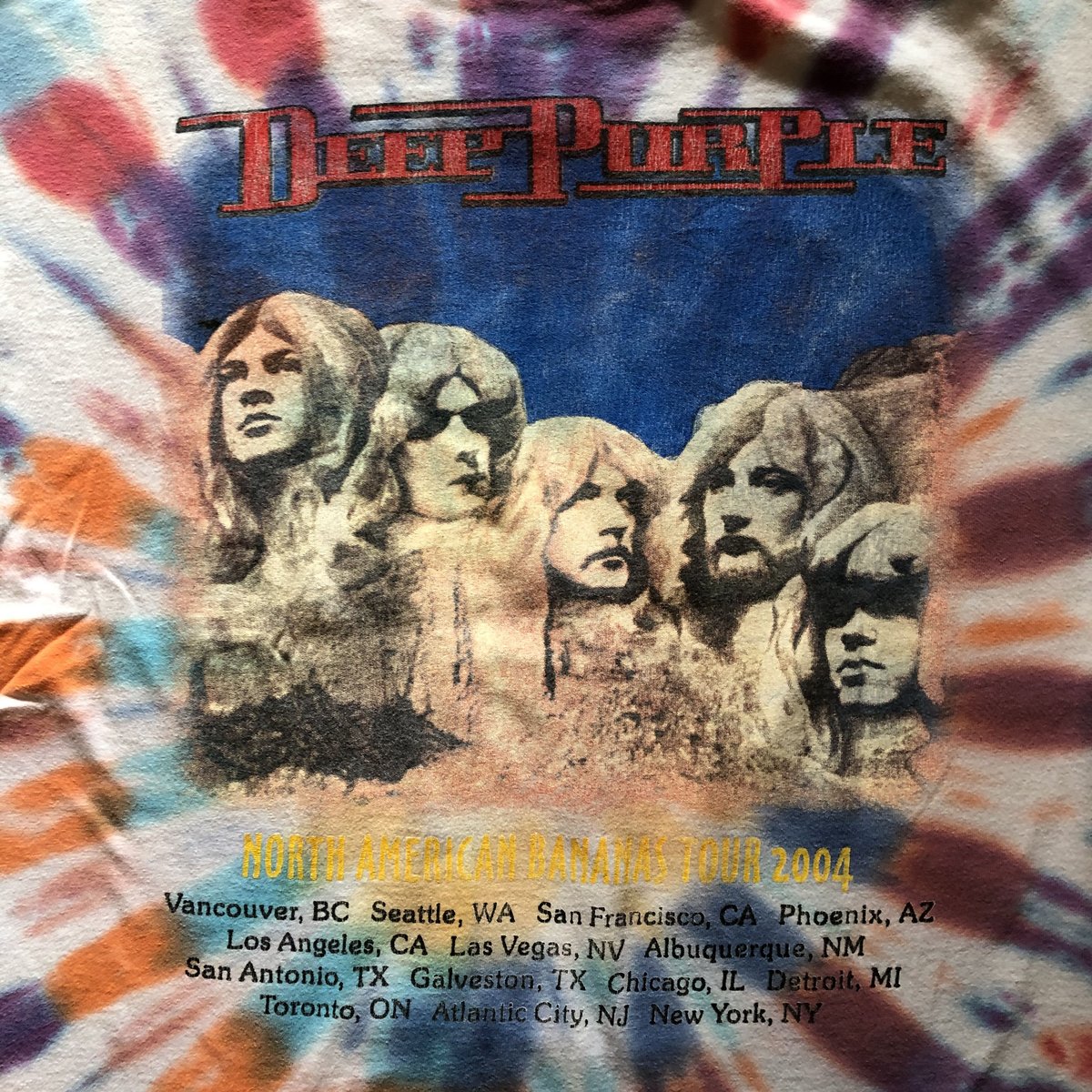 サマソニ 深瀬 1991年 deep purple tie dye shirts - トップス