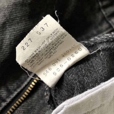 90'sUSA製 Levi's505  W36×L32 ブラック
