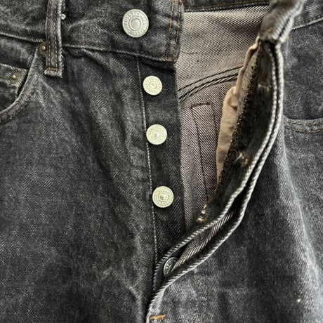 80's USA製 Levi's501 W30×L32 先染めブラック
