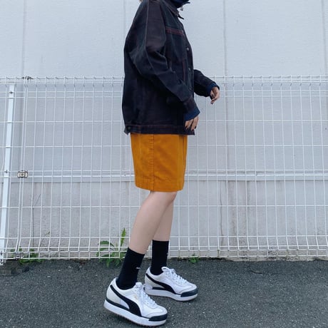 赤黒デニムジャケット