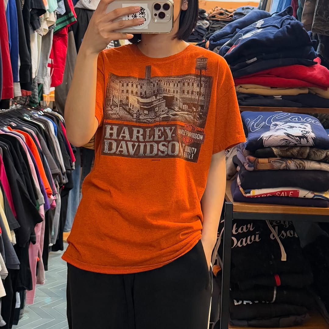 6WD251 Harley-Davidson 両面プリント tシャツ Harley-Davidson 両面プリントTシャツ | CUSTOM FEVER
