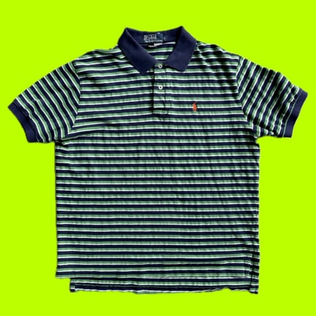 Polo ボーダーポロシャツ