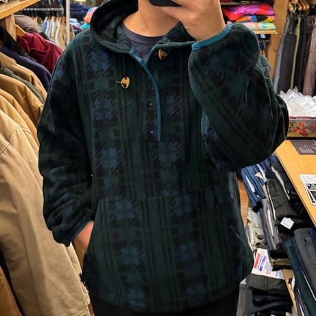 USA製 L.L.Bean 総柄フリース