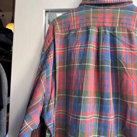 Ralph Lauren長袖チェックシャツ BLARE