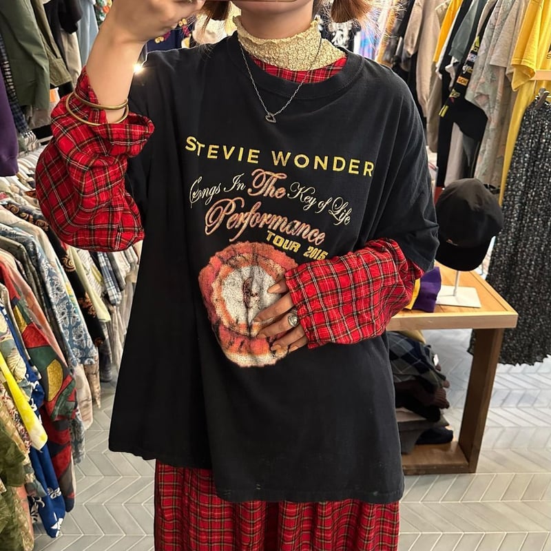 スティーヴィー・ワンダー2015年ツアーTシャツ | CUSTOM FEVER