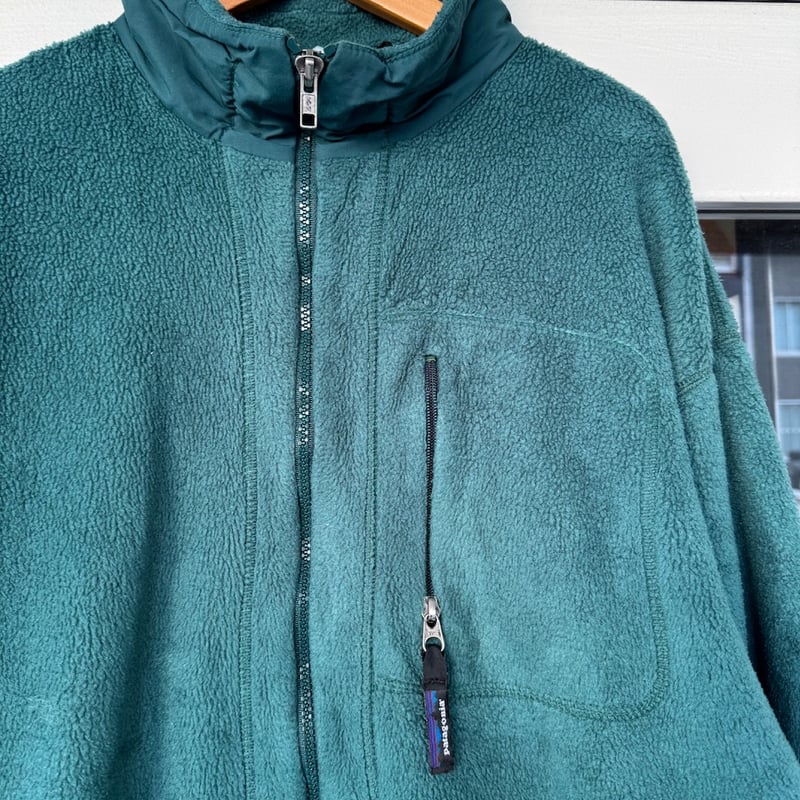 90's 雪なし F3 patagonia フリースジップアップ XL グリーン 90's 雪なし F3 patagonia フリースジップアップ XL グリーン