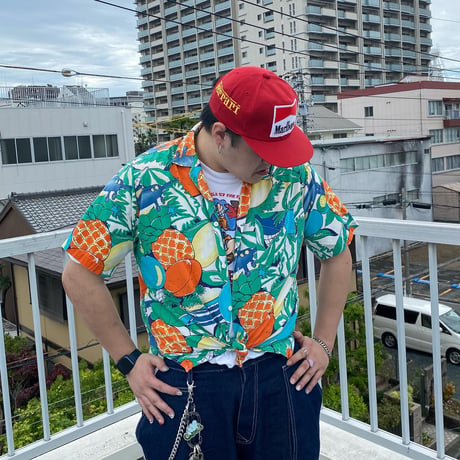 90s LACOSTE アロハシャツ