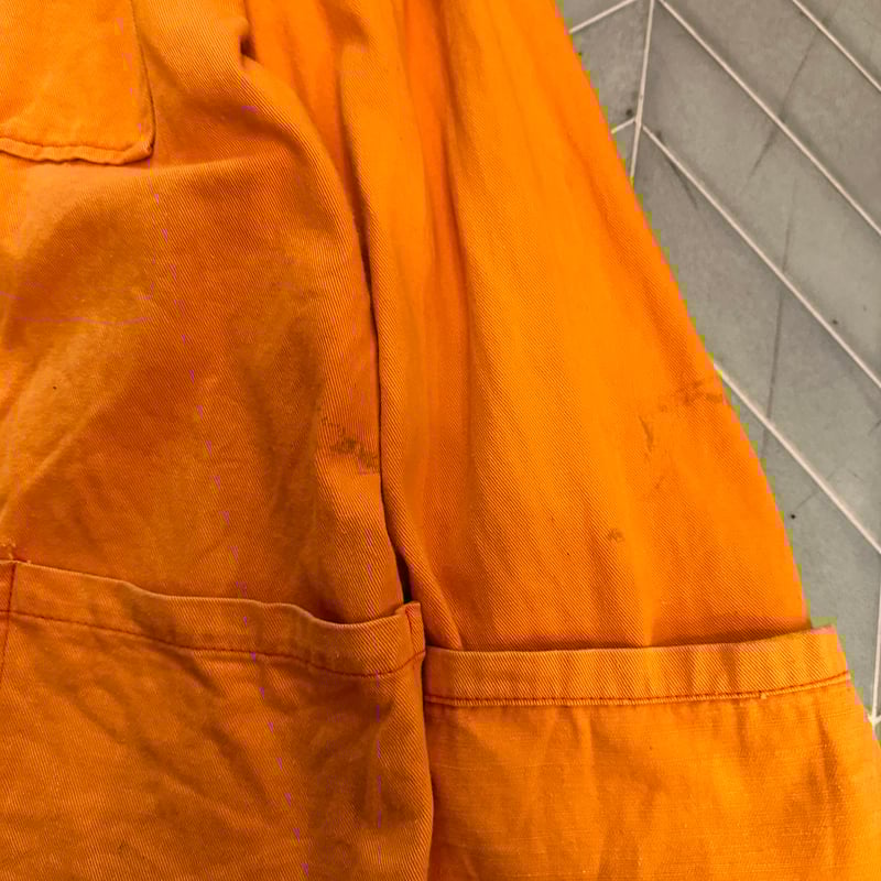 オレンジユーロカバーオール | CUSTOM FEVER