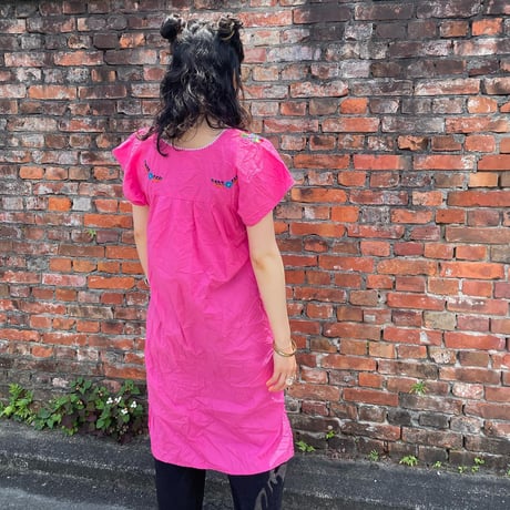 メキシカン刺繍ワンピース
