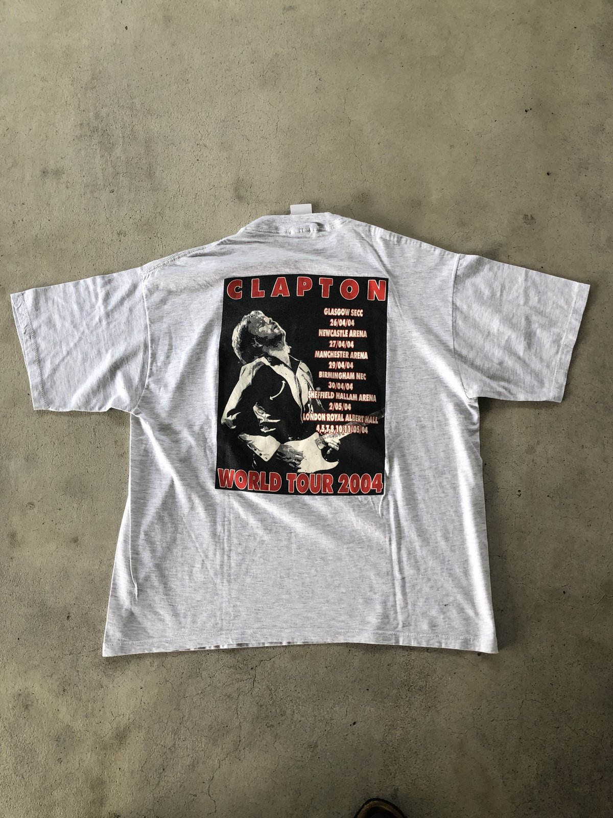 ERIC CLAPTON TOUR Tシャツ 2009 Lサイズ エリック・クラプトン 2009年日本ツアーTシャツ - メルカリ