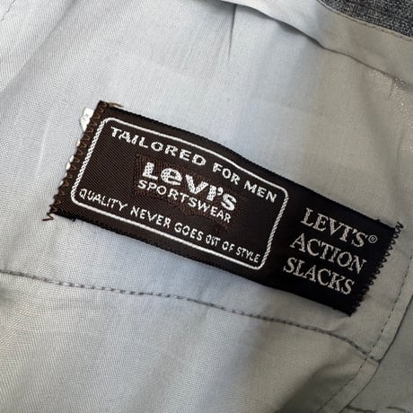 80's Levi's〝Action Slacks〟グレー