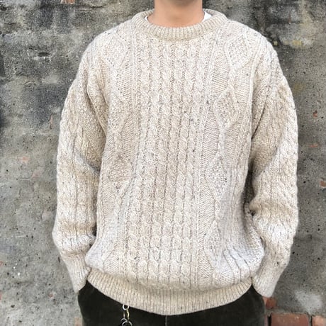 フィッシャーマンセーター L  Made in Ireland