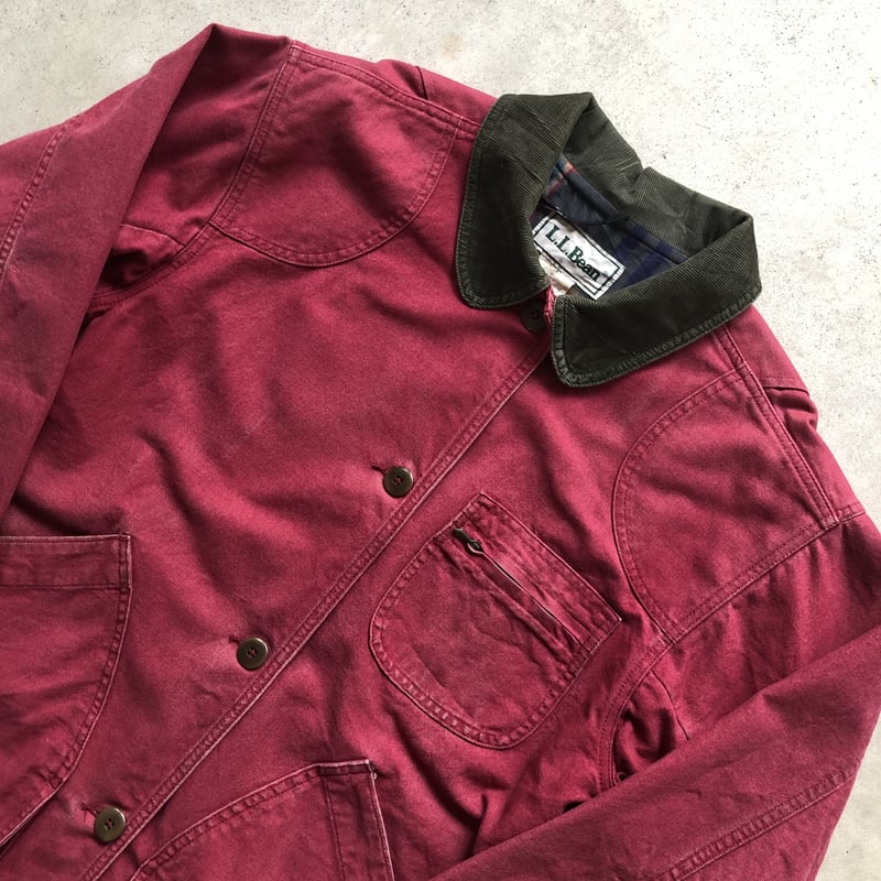 USA製 LLBeanエルエルビーン ハンティングジャケットM 赤 中古・古着通販】L.L.Bean (エルエルビーン) 鳥刺繍ハンティング