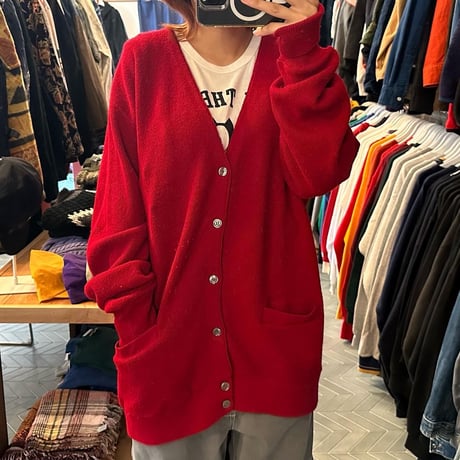 TOWN CRAFT アクリルカーディガン