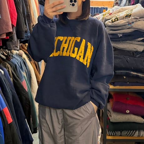 90s USA製 Russell ミシガンスウェット