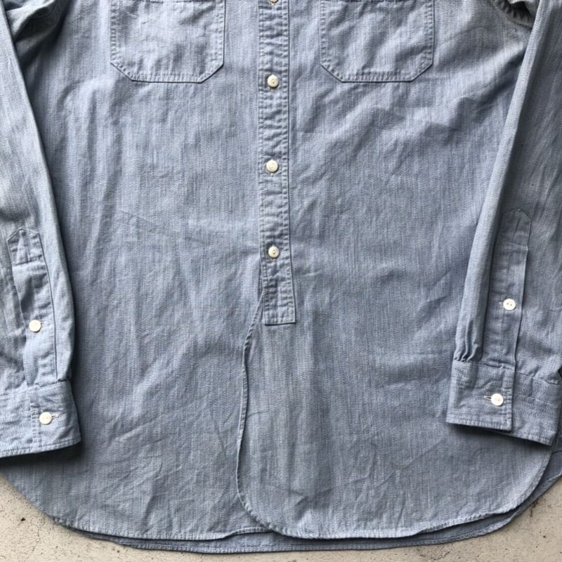 RRL〟 RALPH LAUREN バンドカラーシャツ M | CUSTOM FEVER