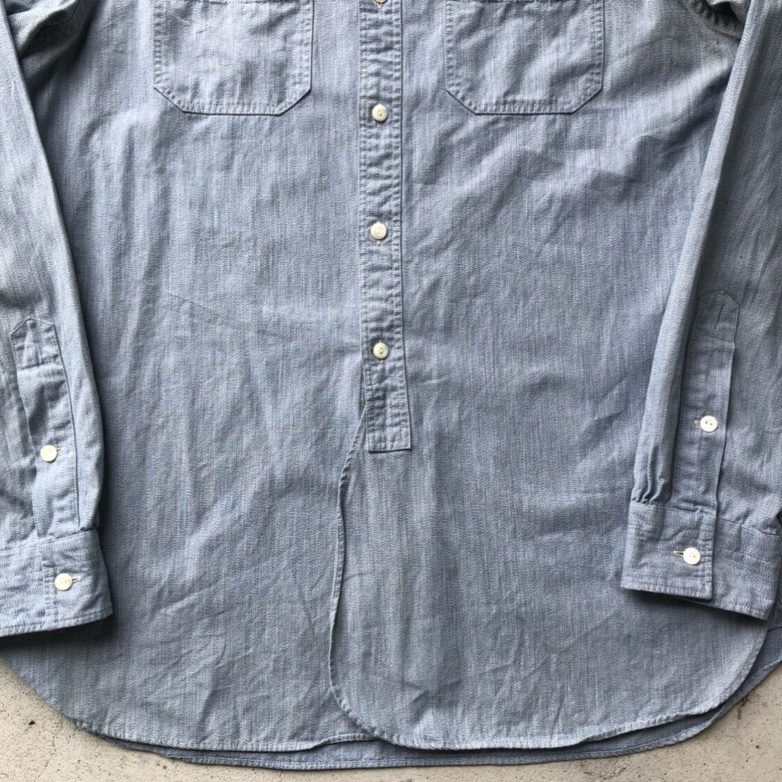 RRL〟 RALPH LAUREN バンドカラーシャツ M | CUSTOM FEVER RRL〟 RALPH LAUREN バンドカラーシャツ M | CUSTOM FEVER