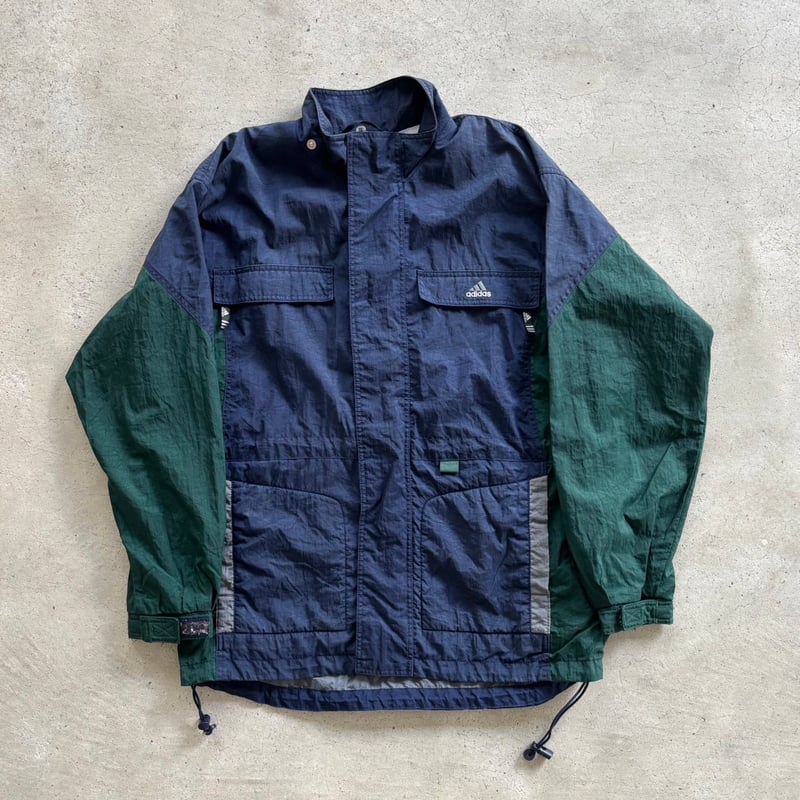 レア 90s adidas ステファン・エドバーグ ナイロンジャケット XL 90s adidas ナイロンジャケット | CUSTOM FEVER