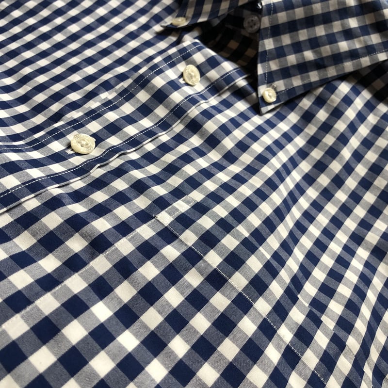 ★USA製★ Brooks Brothers テーラード ギンガムチェック ノンアイロン スーピマコットンストレッチ ギンガムチェック