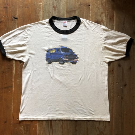 80年代 BEASTIE BOYS  白×黒リンガーTシャツ