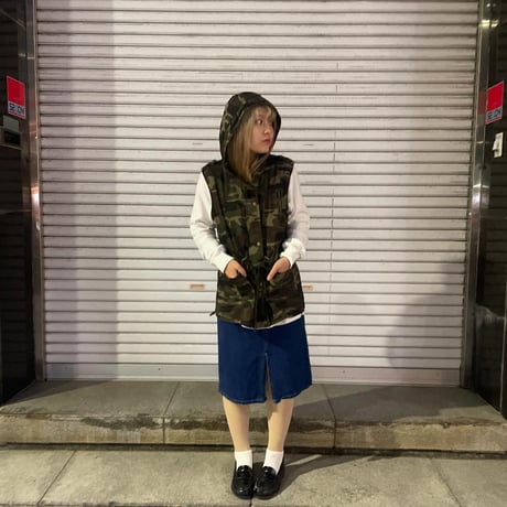 ZENANA OUTFITTERS フード付迷彩柄ベスト