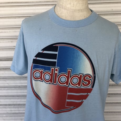 80's adidas プリントTシャツ