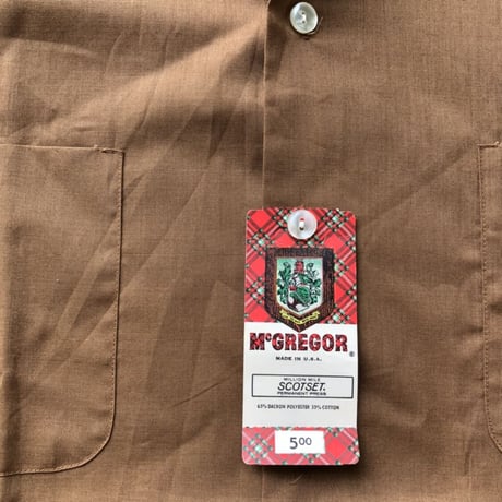 〜70's McGREGORビンテージ半袖シャツ  L