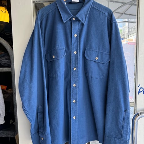 80's WOOLRICH長袖シャモアシャツ  XL