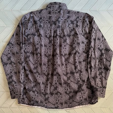 ペイズリー柄シャツ