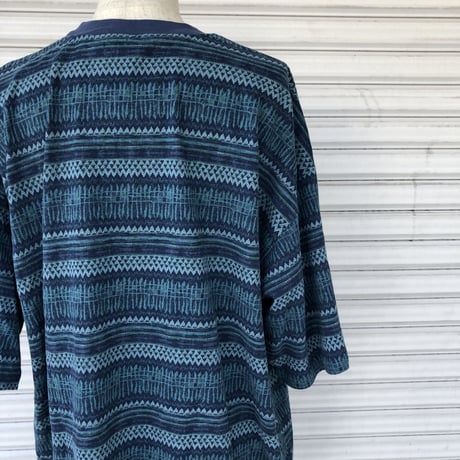 Ocean Pacificジャガードボーダー BIG Tシャツ 2XL