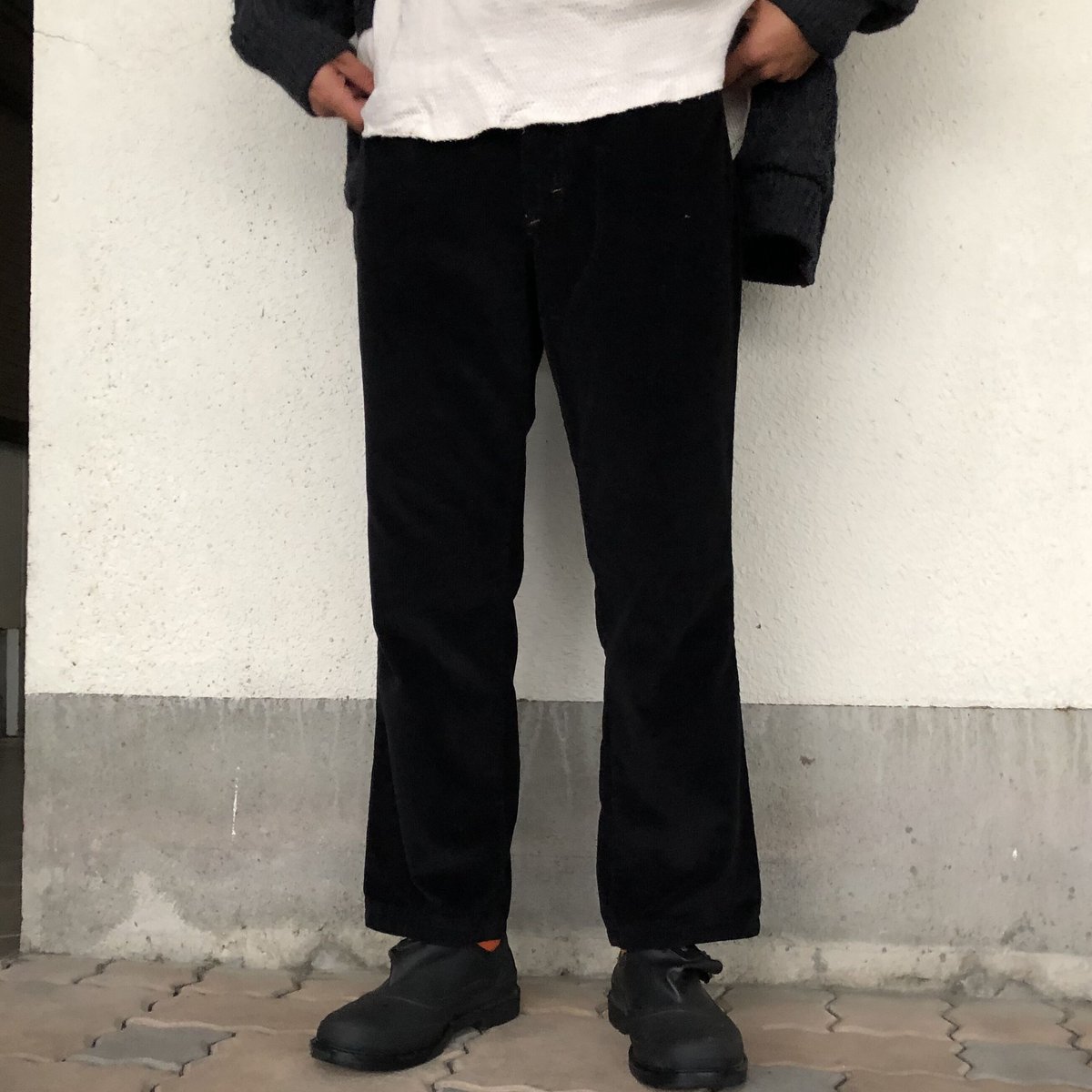 80's USA製Lee 200 太畝コーデュロイパンツ オーバーダイ