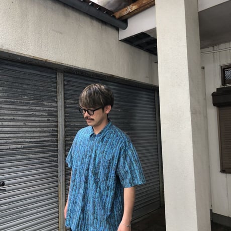 90's USA製 総柄シャツ