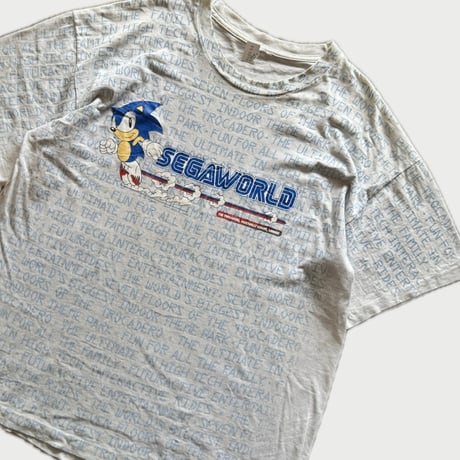90’s SEGAWORLD オールオーバープリントTシャツ