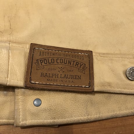 RALPH LAUREN COUNTRY ディアスキンレザージャケット