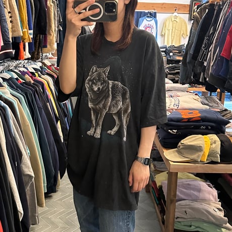 USA製 オオカミTシャツ