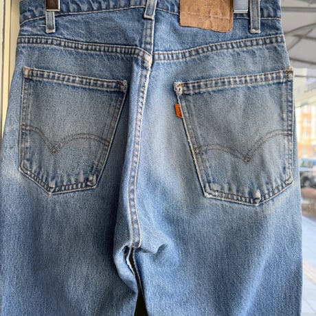 80'sUSA製 Levi's505  W32×L30 クラッシュデニム