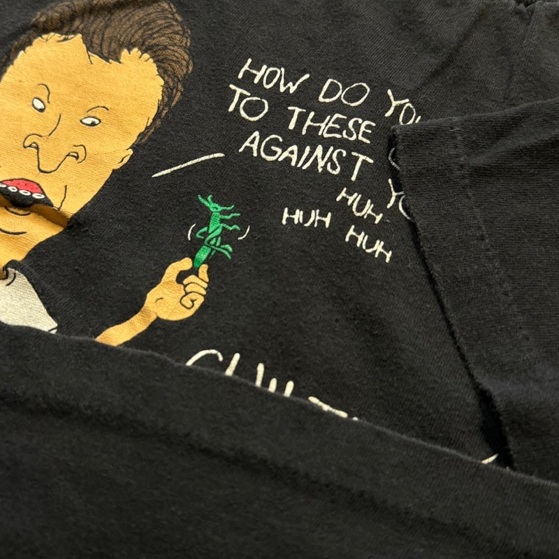 90's BEAVIS AND BUTT-HEAD Tシャツ | CUSTOM FEVER