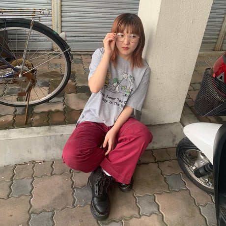 スヌーピープリントTシャツ