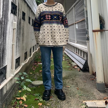HAND KNITノルディックニット