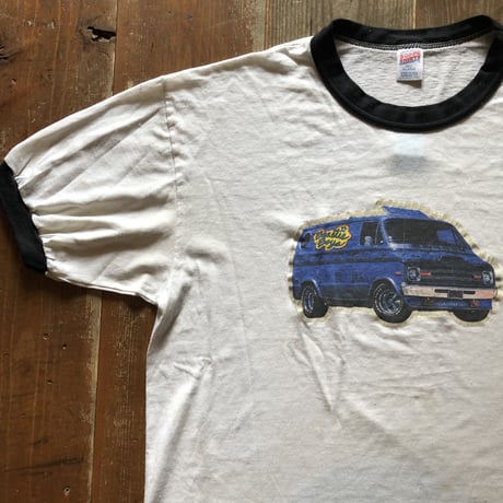 80年代 BEASTIE BOYS  白×黒リンガーTシャツ