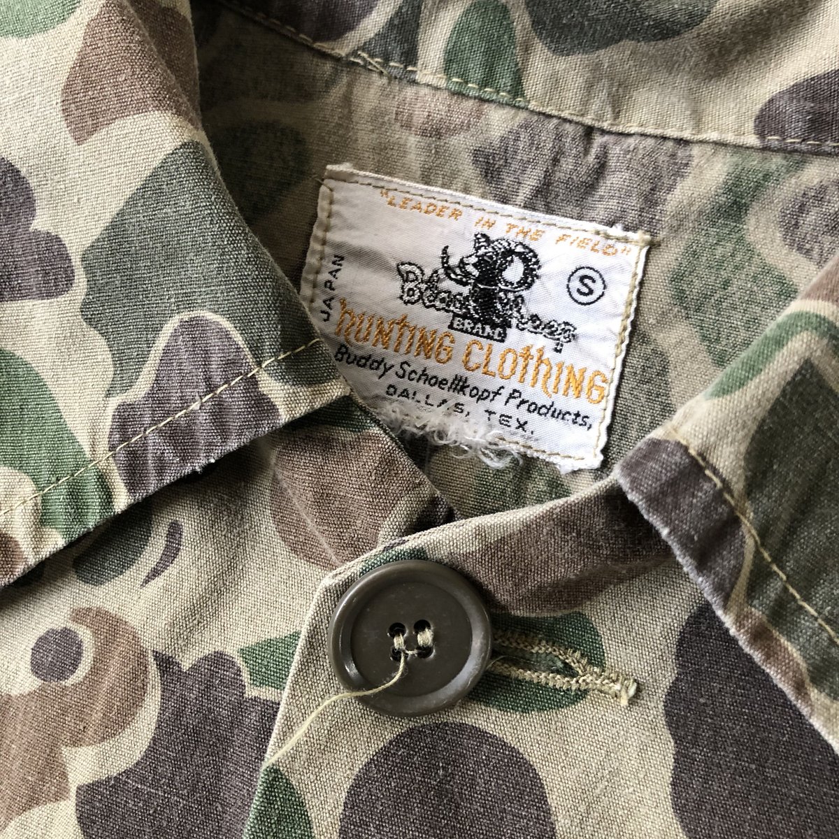 60s 70sビンテージ シビリアンリーフカモ ハンティングジャケット 60s