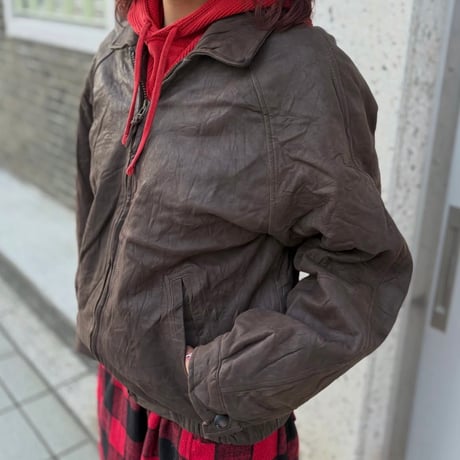 NATURAL ISSUE レザージャケット