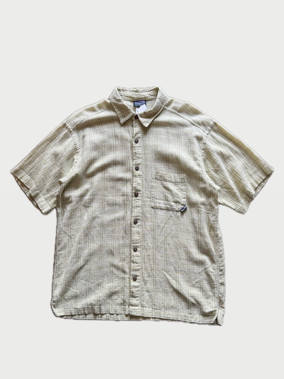 Patagonia半袖オーガニックコットンシャツ M | CUSTOM FEVER